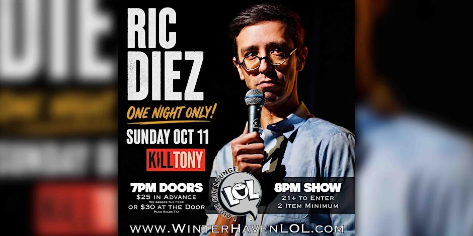 Poster for Ric Diez from Kill Tony!