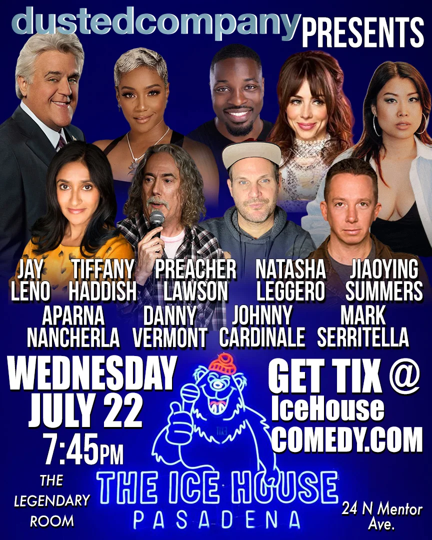 Poster for Jay Leno, Tiffany Haddish, Natasha Leggero & more