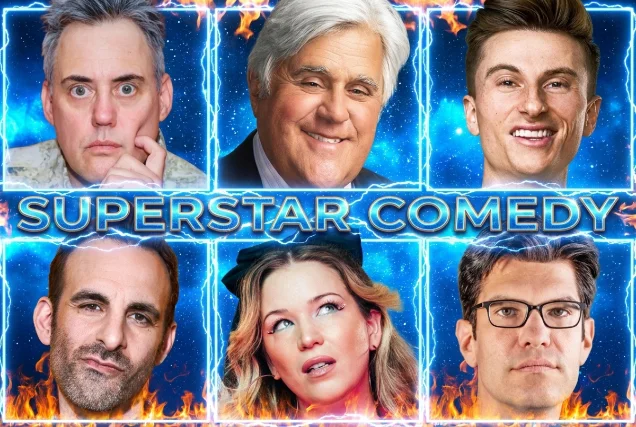 Poster for Tonight at the Improv ft. Jay Leno, Trevor Wallace, Orny Adams, Dan Mintz (Voice of Tina Belcher), Brian Monarch, Leah Knauer, and Very Special Guests