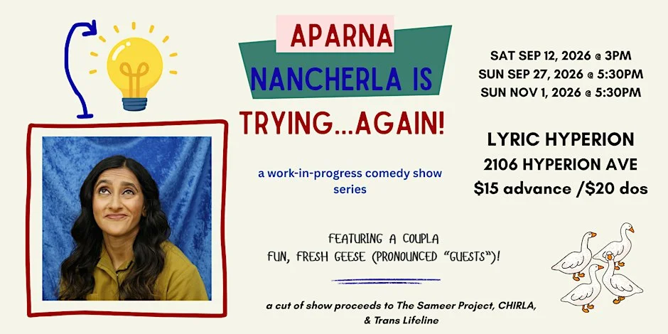 Poster for Aparna Nancherla is Trying (Again)!