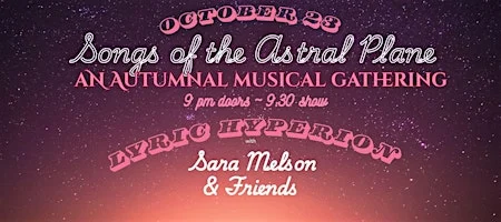 Poster for Songs of the Astral Plane