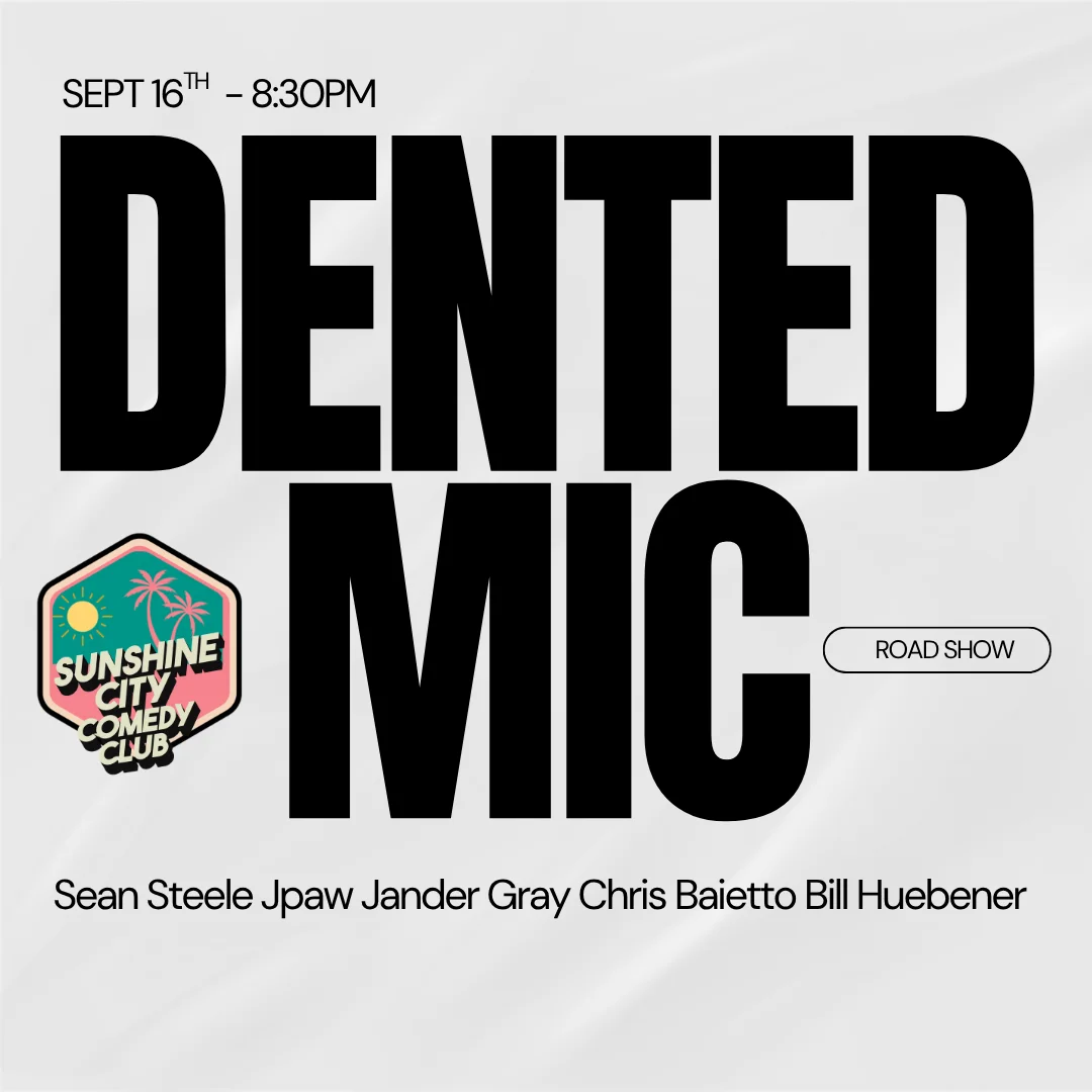 Poster for Dented Mic Comedy Road Show