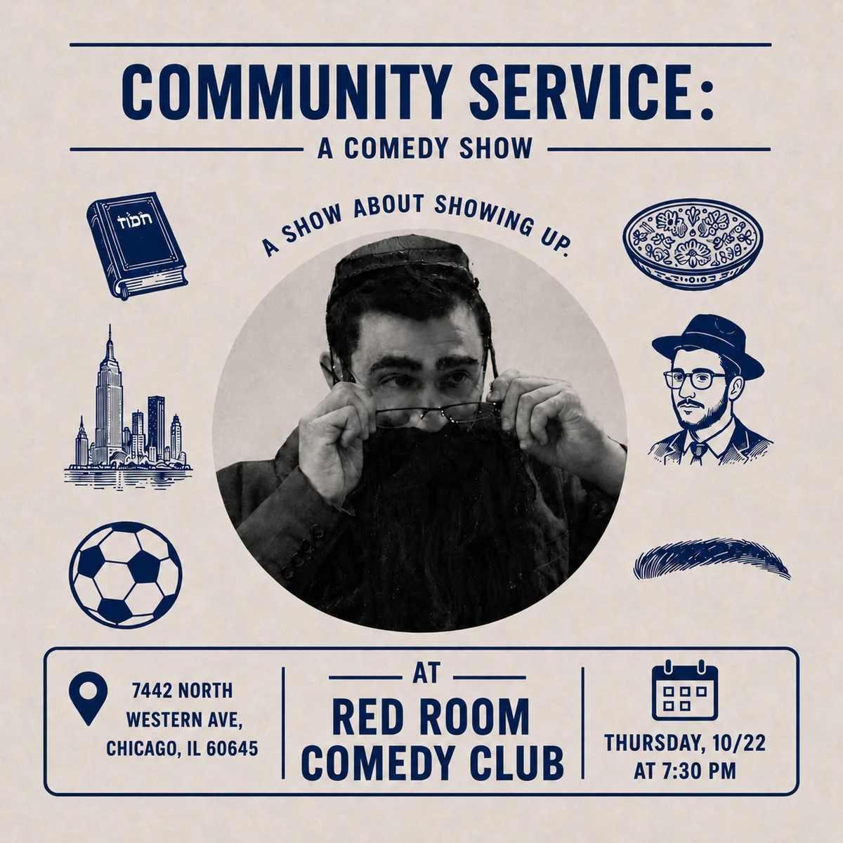 Poster for NATAN BADALOV presents: Community Service
