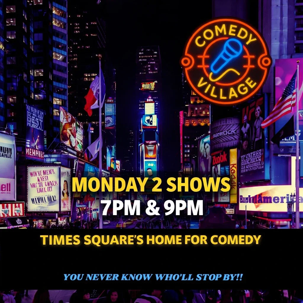 Poster for Live Comedy NYC | Mon, October 12th @7 PM