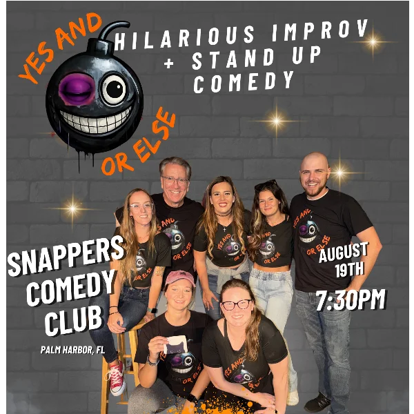 Poster for Yes and Or Else Improv Comedy