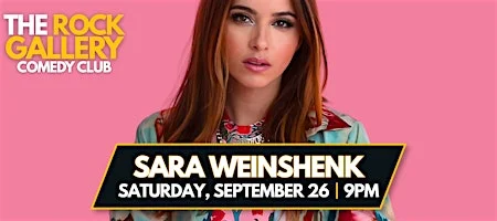 Poster for Sara Weinshenk Comedy Show