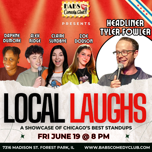 Poster for Local Laughs Standup Showcase