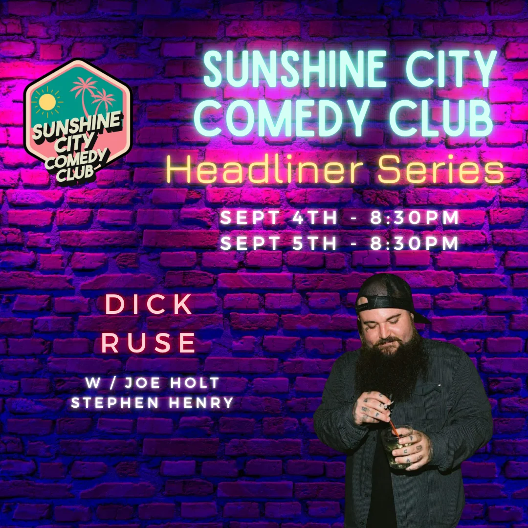 Poster for Headliner Dick Ruse