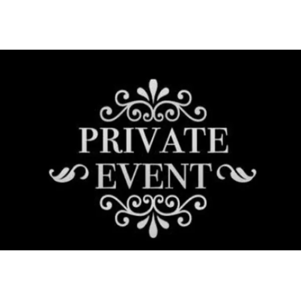 Poster for Private Event