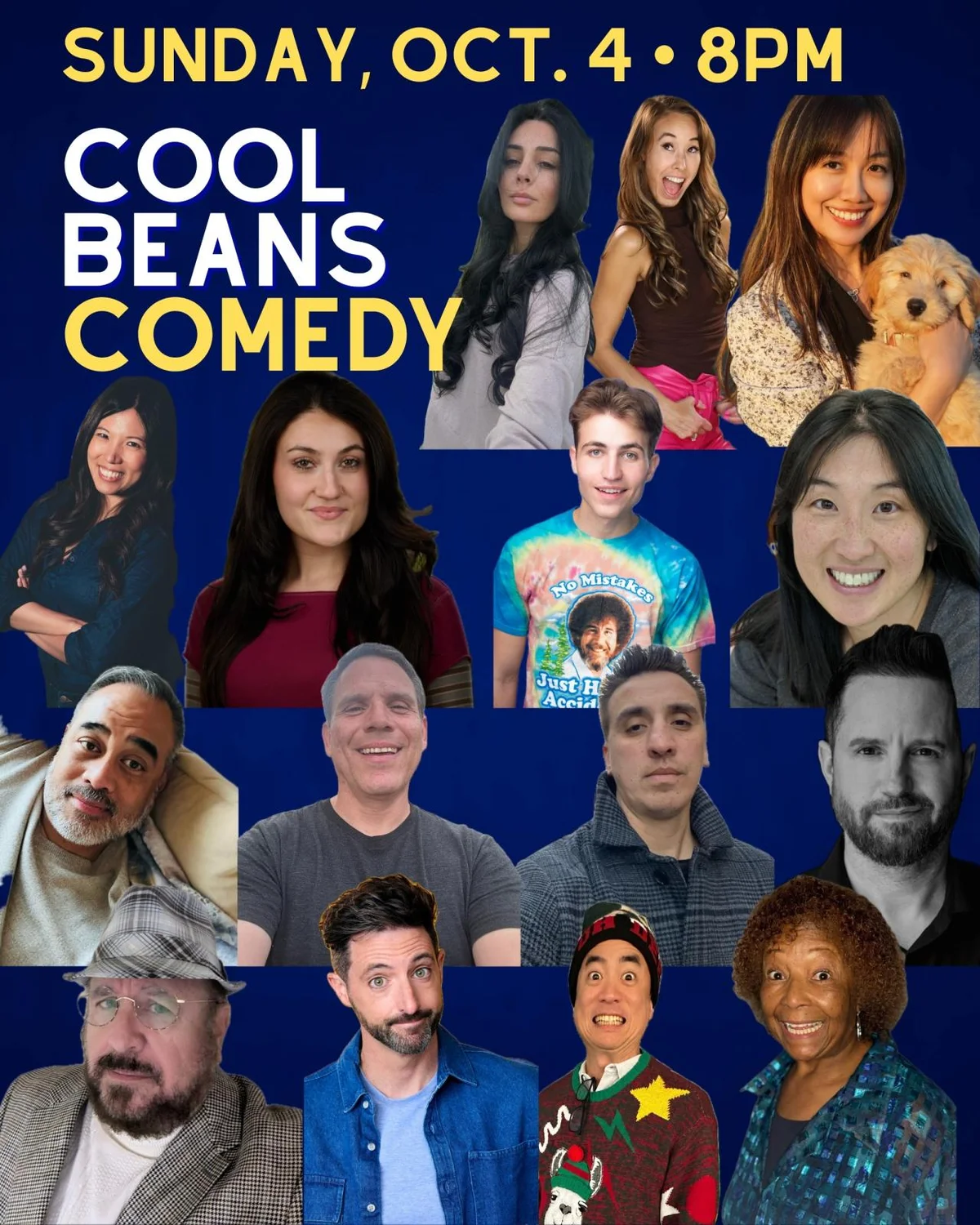 Poster for Cool Beans Comedy 8pm Showcase