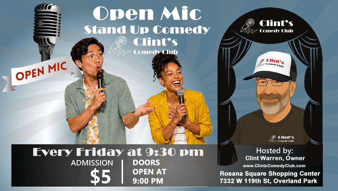Poster for Open Mic Friday - July 17th