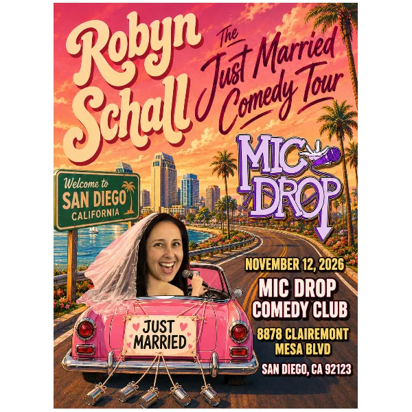Poster for ROBYN SCHALL: JUST MARRIED COMEDY TOUR