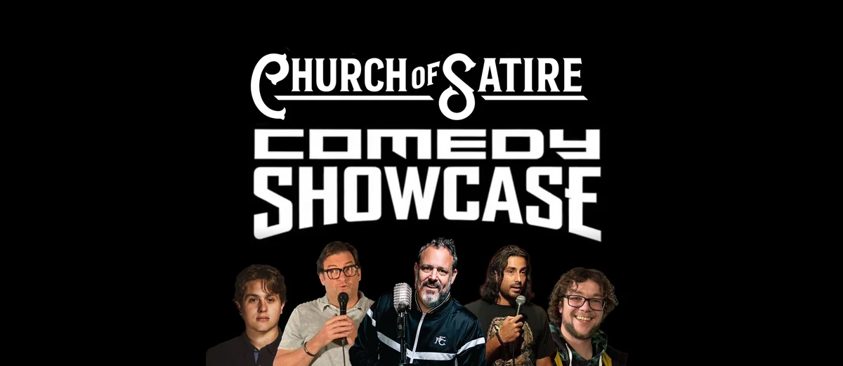 Poster for Church of Satire Comedy Showcase