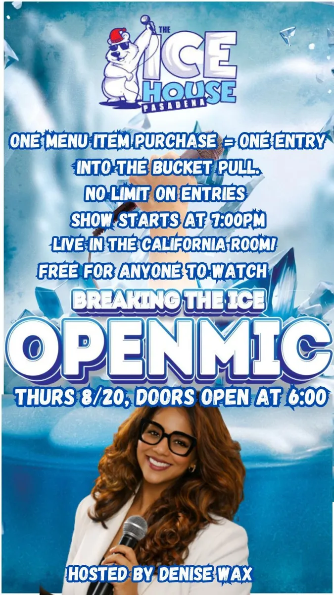 Poster for Breaking The Ice: Open Mic