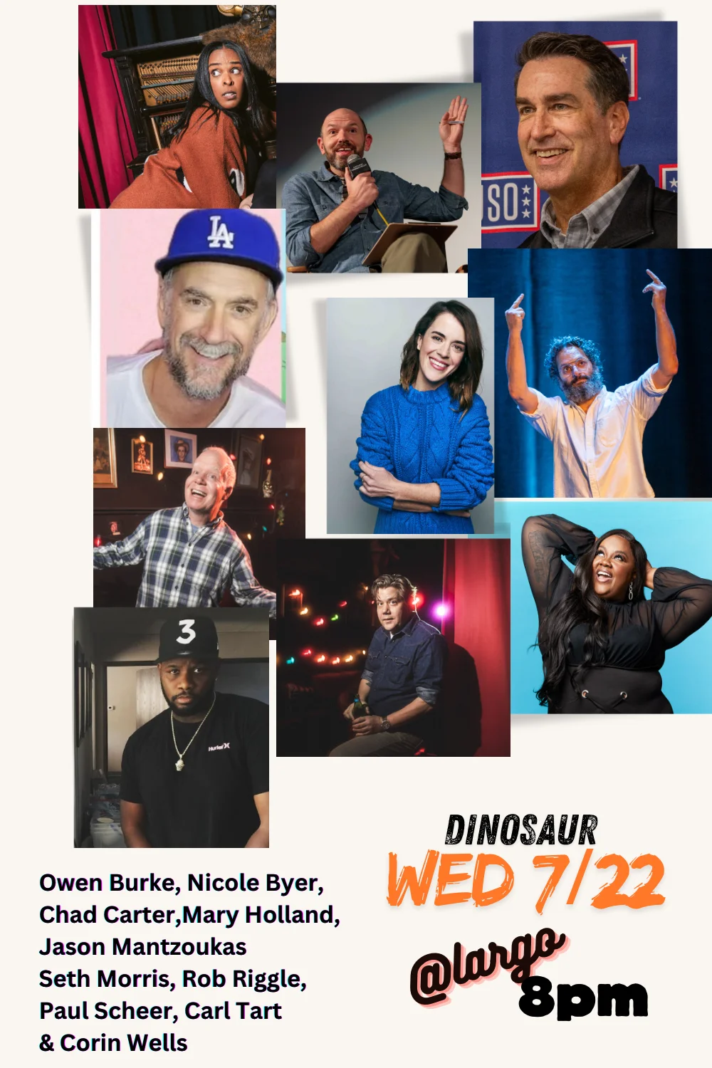 Poster for Dinosaur Improv w/ Paul Scheer