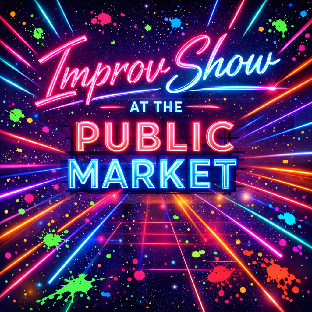 Poster for Improv Extravaganza! at the Public Market