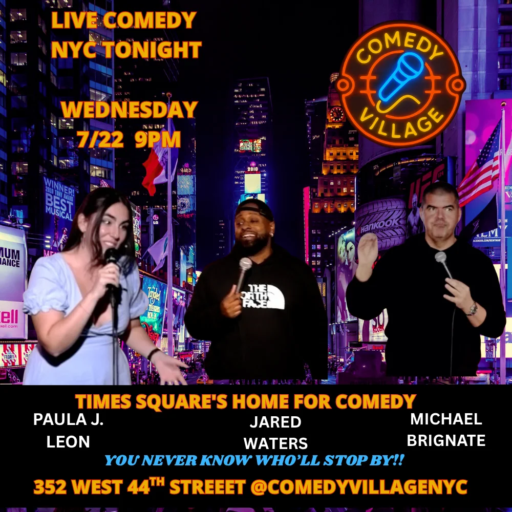 Poster for NYC Stand-Up | Wed, July 22nd @9 PM