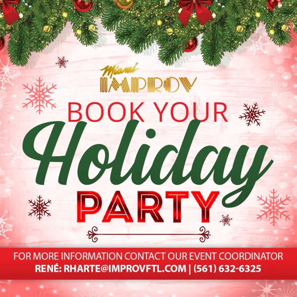 Poster for Book Your Holiday Party