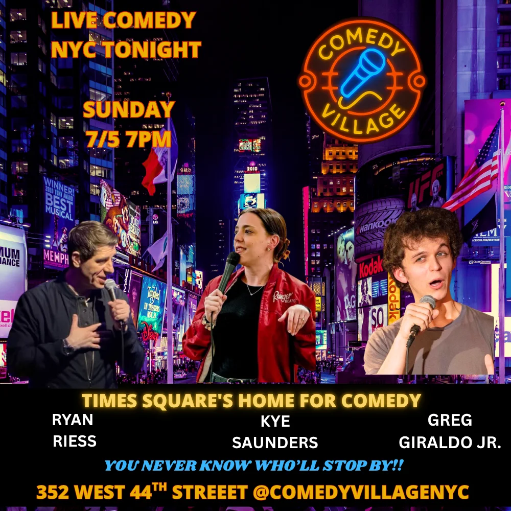 Poster for NYC Stand-Up | Sun, July 5th @7 PM