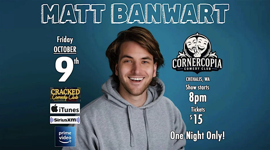 Poster for Headliner Matt Banwart!