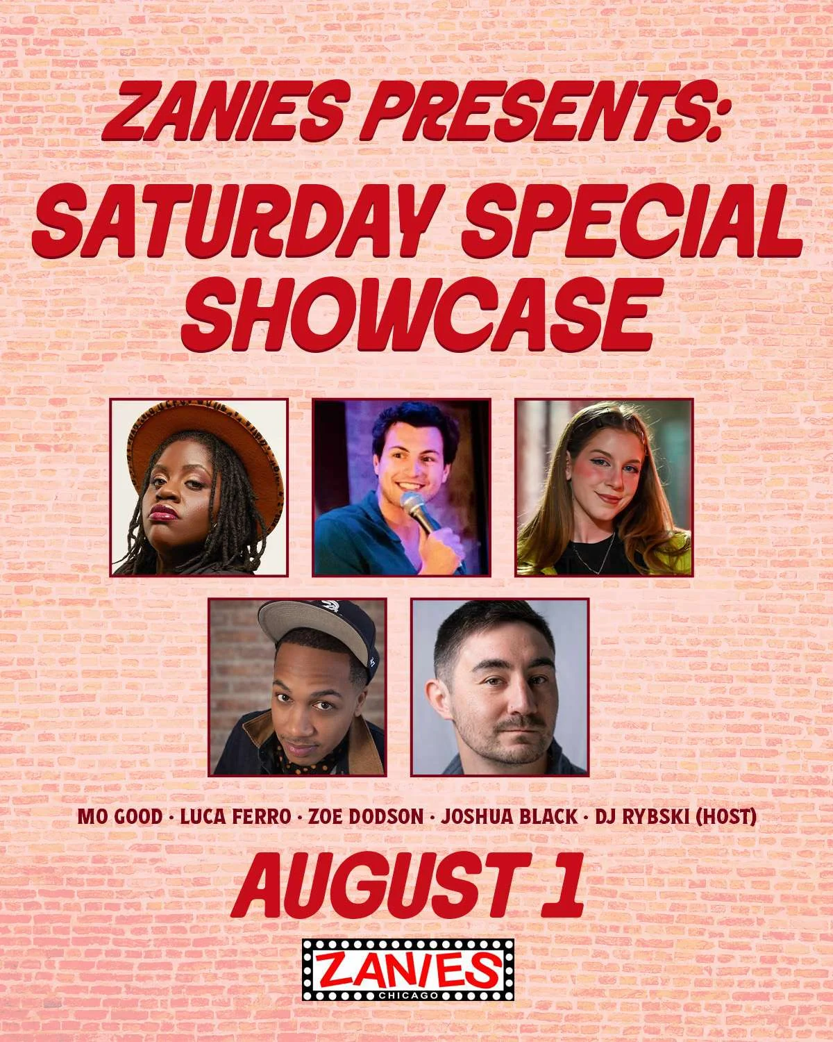Poster for Zanies Presents – The Saturday Special Showcase