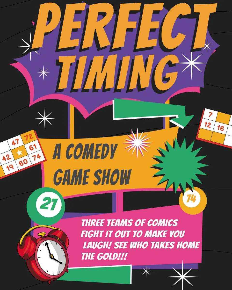 Poster for Perfect Timing: A Live Comedy Game Show