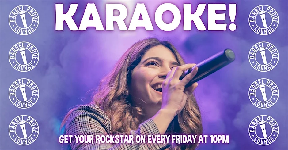 Poster for Late Night Karaoke After-Party – Friday Nights After Comedy