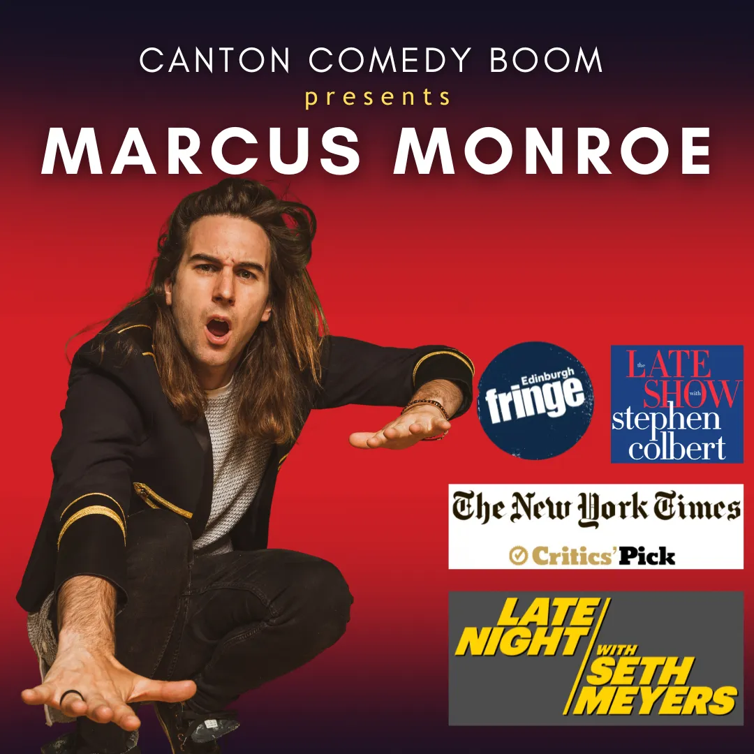 Poster for Marcus Monroe at Canton Comedy Boom