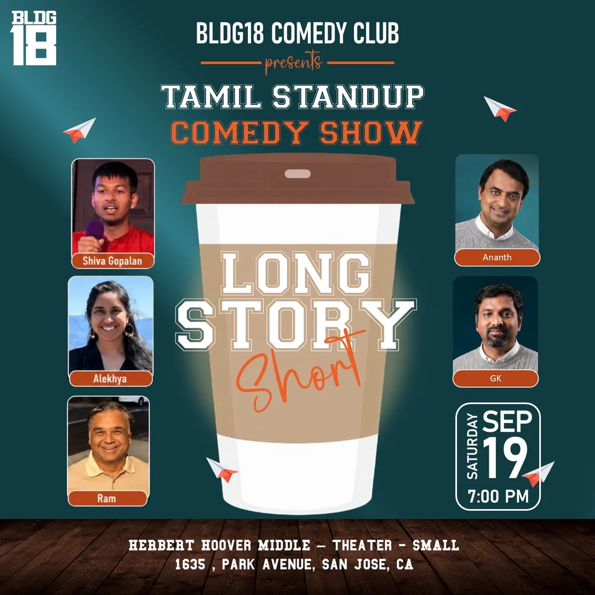 Poster for Long Story Short - Tamil Standup Comedy Show