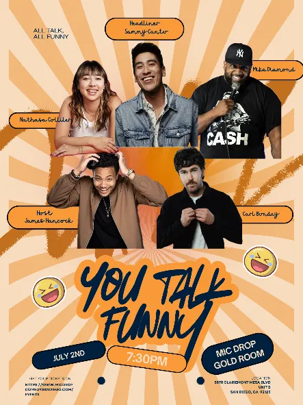 Poster for YOU TALK FUNNY