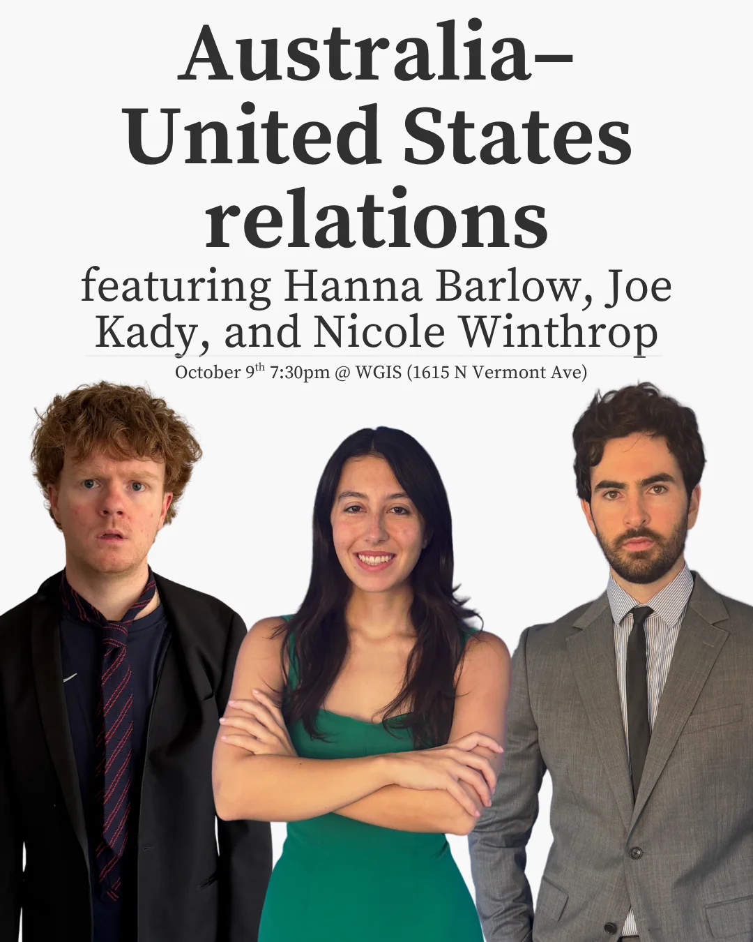 Poster for Australia–United States Relations
