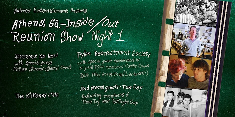 Poster for ATHENS, GA INSIDE OUT REUNION CONCERT NIGHT 1