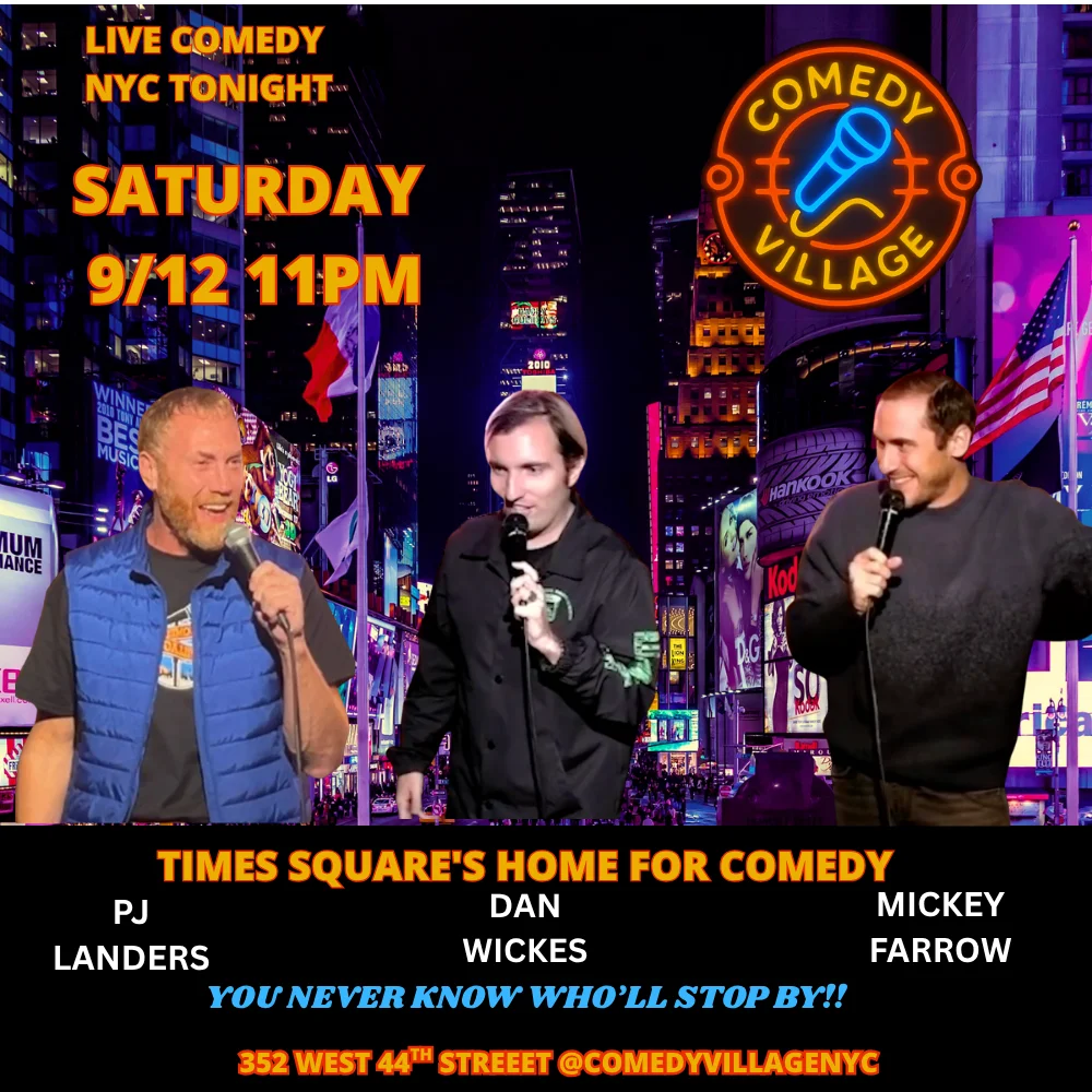Poster for NYC Stand-Up | Saturday, September 12th @11 PM