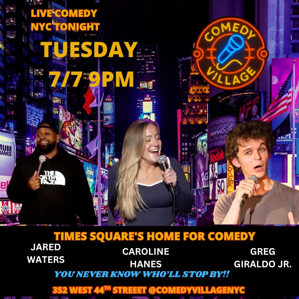 Poster for NYC Stand-Up | Tue, July 7th @9 PM