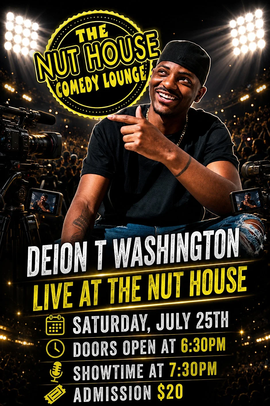 Poster for DEION T. WASHINGTON LIVE