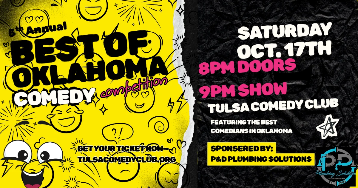 Poster for 5th Annual Best of Oklahoma Comedy Competition