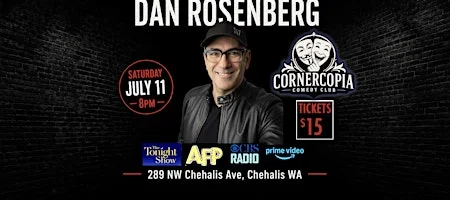 Poster for Headliner Dan Rosenberg