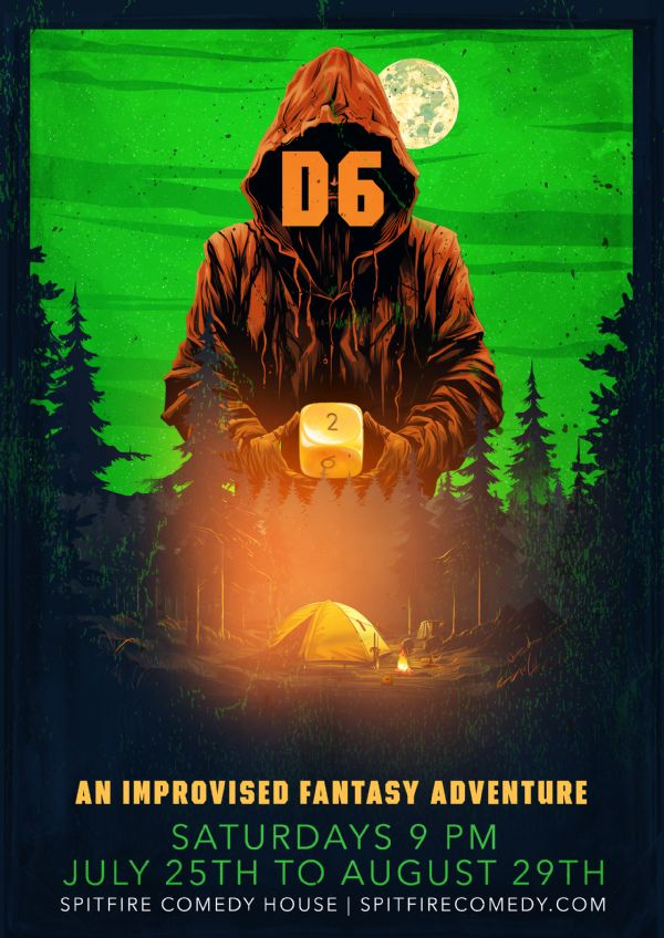 Poster for D6 - An Improvised Fantasy Adventure