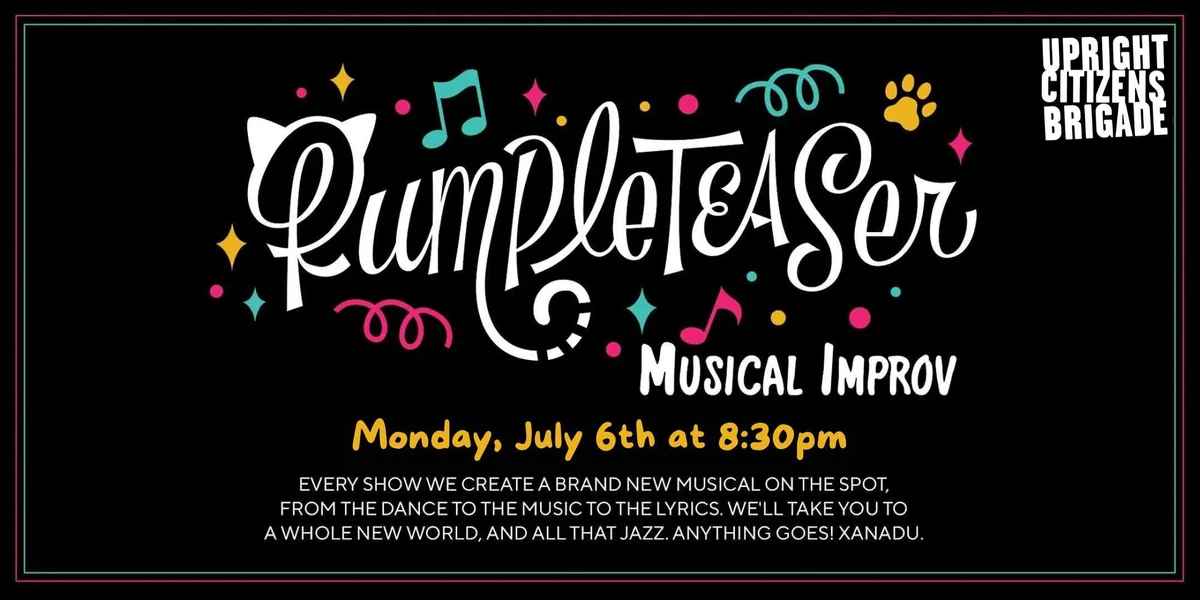 Poster for Rumpleteaser Musical Improv