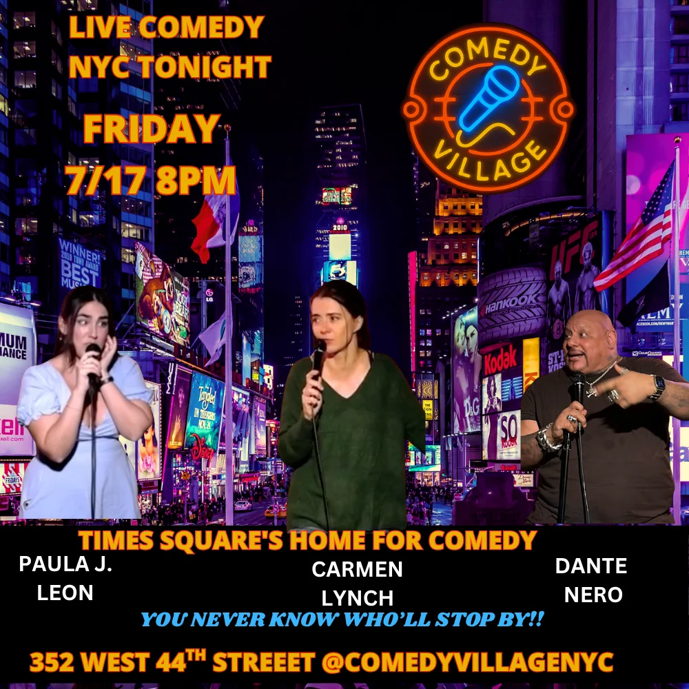 Poster for NYC Stand-Up | Fri, July 17th @8 PM