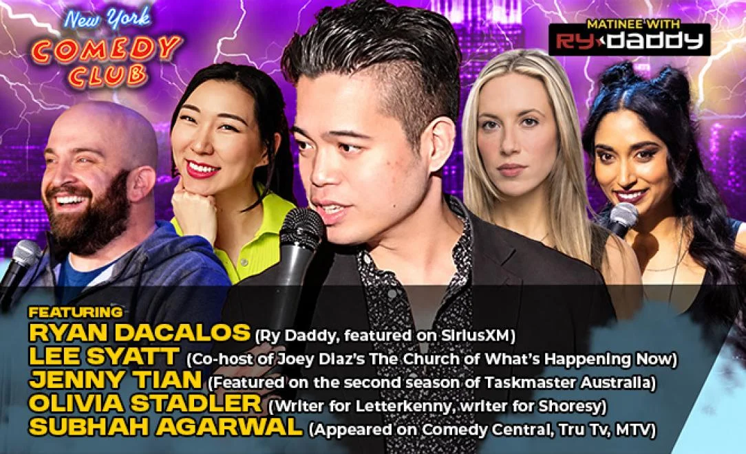 Poster for Matinee with Ry Daddy ft: Olivia Stadler, Jenny Tian, Subhah Agarwal, Lee Syatt, Ryan Dacalos