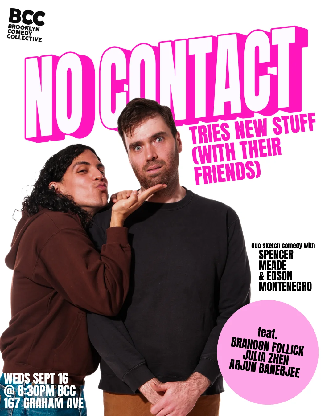 Poster for No Contact Tries New Stuff