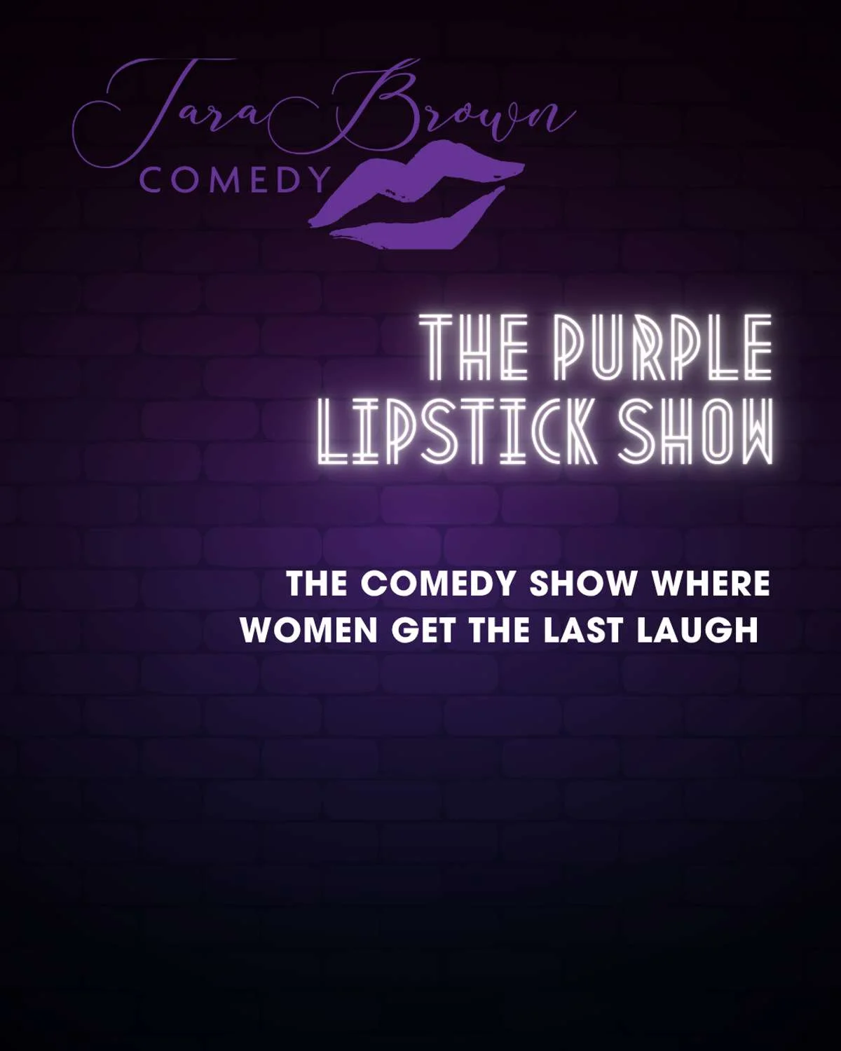 Poster for The Purple Lipstick Show