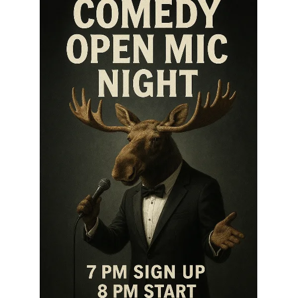 Poster for Open Mic night