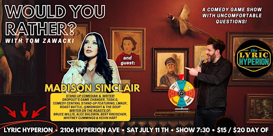 Poster for Would You Rather with Tom Zawacki