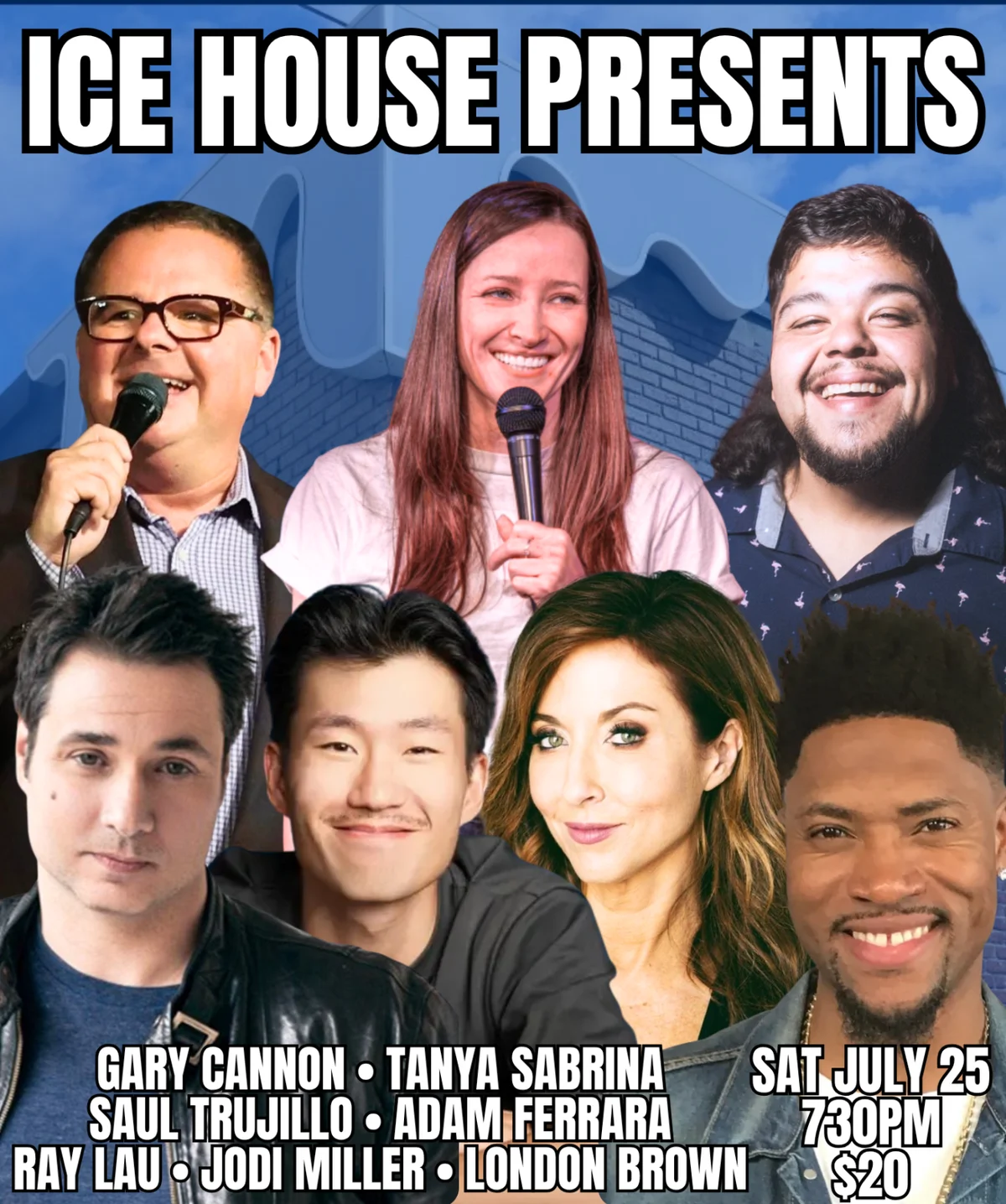 Poster for Adam Ferrara, Ray Lau, Saul Trujillo, Jodi Miller