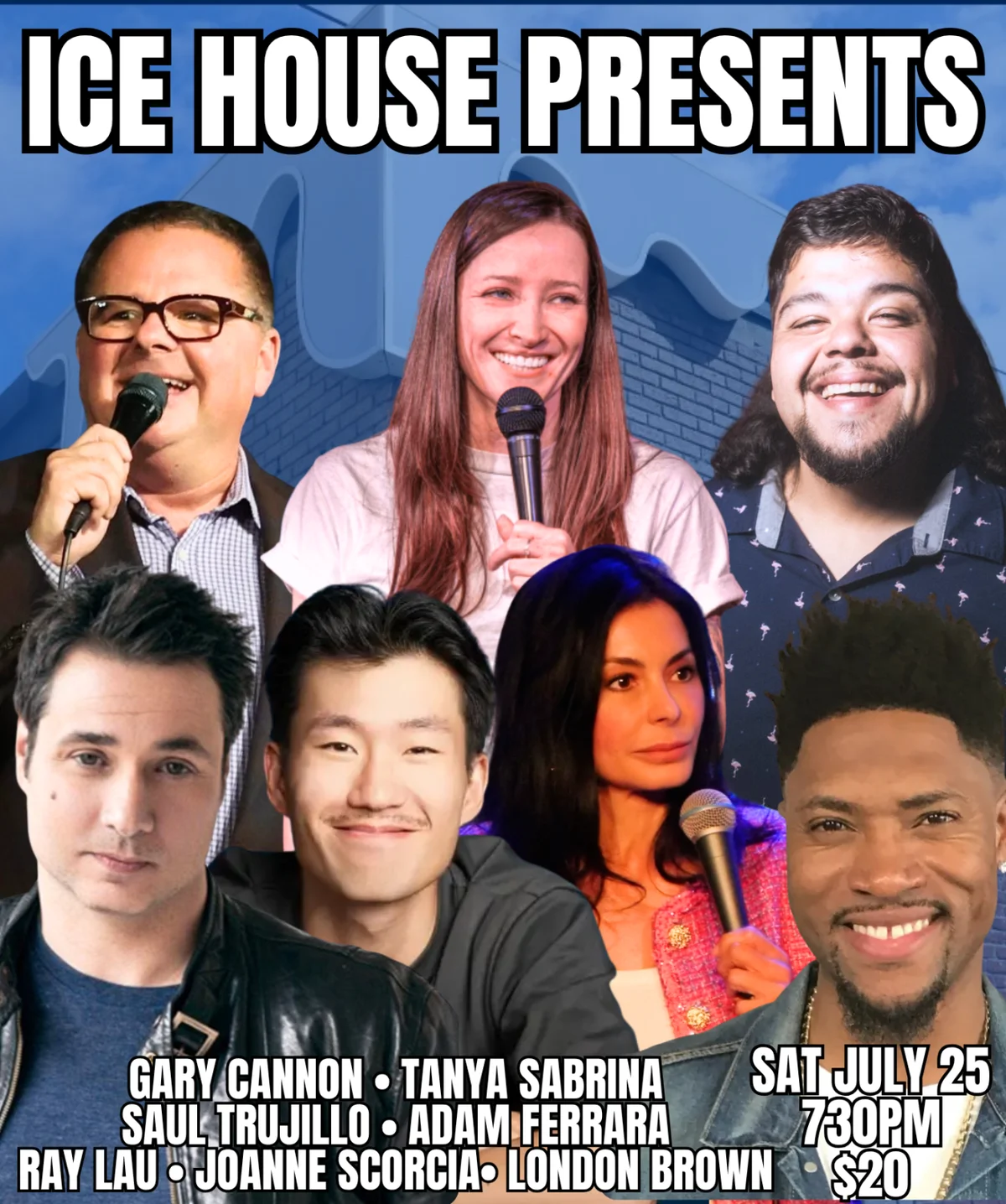 Poster for Adam Ferrara, Ray Lau, Saul Trujillo, Jodi Miller