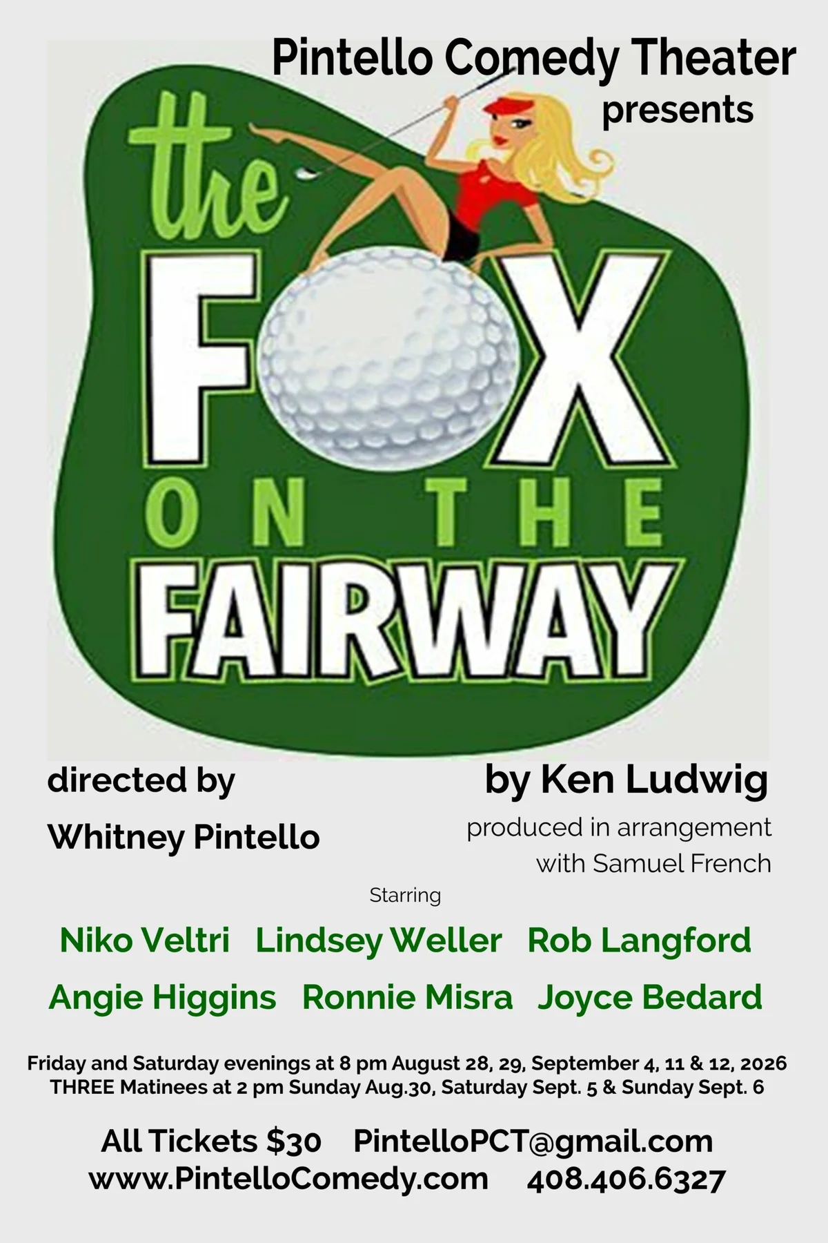 Poster for The Fox on the Fairway by Ken Ludwig