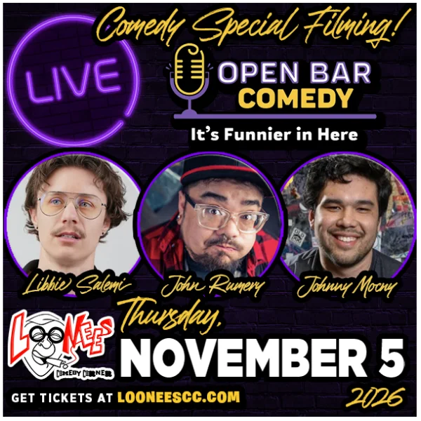 Poster for Open Bar: Live Recording!
