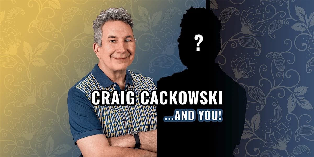Poster for Craig Cackowski and You - Improv Comedy with Craig Cackowski & the Audience